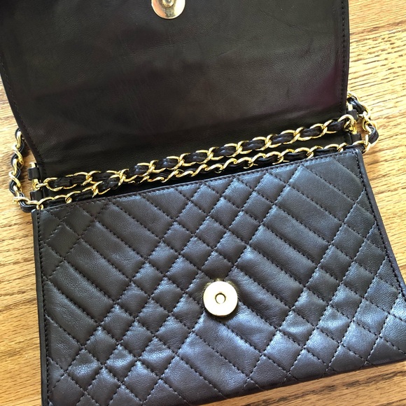 SISO Vintage Brown Quilted Leather Shoulder Bag - Picture 14 of 15